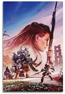 VZRSQZK Horizon Desperate West Game-Poster, dekoratives Gemälde, Leinwand-Wandposter und Kunstdruck, modernes Familienschlafzimmer-Dekor-Poster, 20 x 30 cm