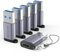 MOGOOD Adaptador USB C Hembra a USB Macho 3.0, USB C Hembra a Tipo A USB Macho Adaptador para Carga Rápida y Sincronización de Datos, para Apple Magsafe Watch 7/8 Compatible con iPhone iWatch AirPods