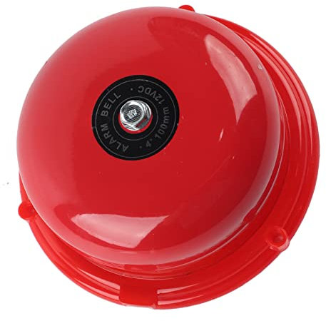 4 Inches Metal Fire Control Internal Strike Type Electric Bell 100Db, 12v Bell Alarm Bell (12V)