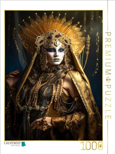 CALVENDO Puzzle EIN Motiv aus dem Kalender Karneval in Venedig | 1000 Teile Lege-Größe 48 x 64 cm Foto-Puzzle für glückliche Stunden