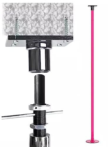 Permanente Tanzstange mit Fester Platte, drehbare statische Tanzstange für Zuhause/Clubs, 2,3–3,8 m Tanzstange mit Deckenhalterung und Verlängerungszubehör