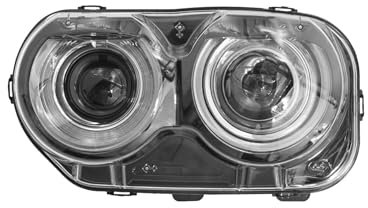 EDA PREMIUM auto Scheinwerfer, Frontscheinwerfer Links 68174065AG passend für DODGE CHALLENGER 2015- Mechanisch