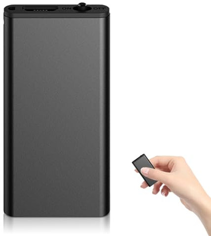 Mini grabadora de voz de 64 GB, con reducción de ruido, grabadora con función de extinción, mini grabadora digital, grabadora de voz, grabadora de sesión digital