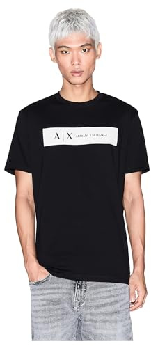 Armani Exchange Herren Short Sleeve Contrast Logo T-Shirt