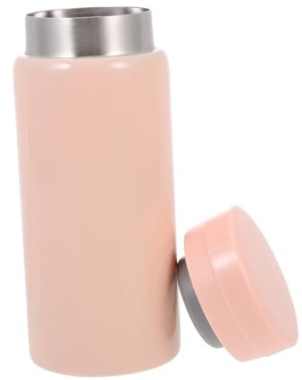 CRILSTYLEO Gourde En Acier Inoxydable 200ML Tasse De Voyage Portative Avec Couvercle Pour Boissons Chaudes Et Froides Idéale Pour Camping Et Activité De Plein Air