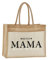 Geschenk für Mama Geburtstagsgeschenk - Jutetasche Beste Mama der Welt - Muttertagsgeschenk Mutter - Shopper, Strandtasche, Geschenk-Tasche - Geschenkidee, Geschenkset Frauen (26 x 22 x 14 cm (klein))