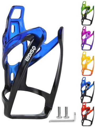 OSIGEI Bottle Holder Bicycle Updated Version Drink Holder 35 g Lightweight Water Bottle Holder Colour Gradient Drink Holder Bicycle for MTB and Road Bikes (Black Blue)