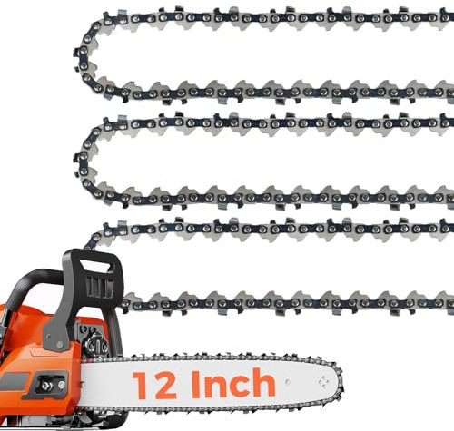 EXSHP 12 inch Chainsaw Chain Fits Stihl MSA 120 C, MSA 140 160 200 60 70, for Pole Saw chain for Stihl HTA 50, HT 56, HT 105 71PM3-64, 3670-005-0064 (40T-6)