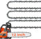 EXSHP 12 inch Chainsaw Chain Fits Stihl MSA 120 C, MSA 140 160 200 60 70, for Pole Saw chain for Stihl HTA 50, HT 56, HT 105 71PM3-64, 3670-005-0064 (40T-6)
