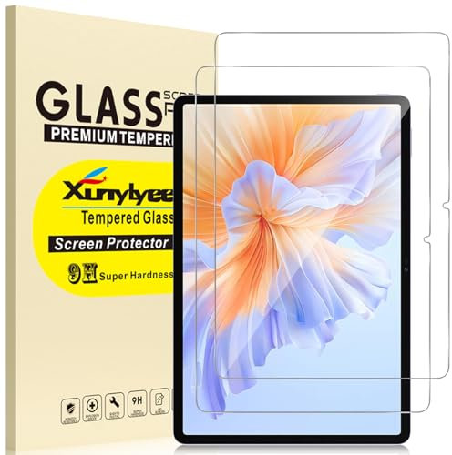 XunyLyee Screen Protector for HONOR Pad V9 11.5 Inch Tablet, 9H Hardness Tempered Glass Film, 2 Pack
