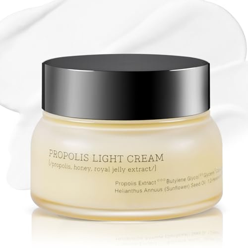 Full Fit Propolis Gesichtscreme mit 64% Propolis, Koreanische Glow-Creme für glatte, strahlende Haut, Feuchtigkeitscreme und Pflegecreme, geeignet für alle Hauttypen, Korean Skincare 65ml