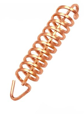 CEVILIA Acu Vac Kupferspule Tensor Torus Rohr,Reines Kupfer Heiliger Kubit Tensor Ring,Negative Energie Harmonisierer und handgefertigtes Energie Heilungswerkzeug
