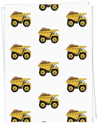Azeeda 5 x A1 'Bagger-LKW' Geschenkverpackung/Papierrolle (GI00117810)