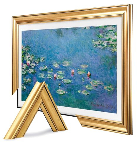 TV Guard Frame TV Bezel, Compatible With Samsung The Frame TV, 65 Inch, Gilded Gold, Suitable for Wall Mounted Televisions