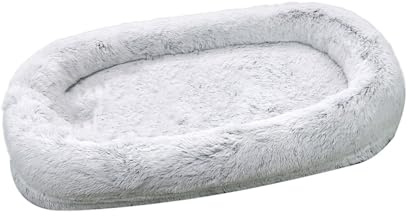 ZwaitL Cama para perro con cubierta desmontable, nido suave, de gran tamaño, gruesa y de pelo largo, para sofá, cubierta desmontable, tamaño grande