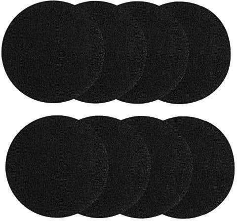 Kuuqa 8 Pieces Compost Bin Filters for Kitchen Compost Pail Replacement Charcoal Filters, 7.25 inches round