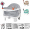 Lorelli Kinderstuhl PIXI, Kinder Stuhl-, Sitzerhöhung, Boostersitz, Tisch grau