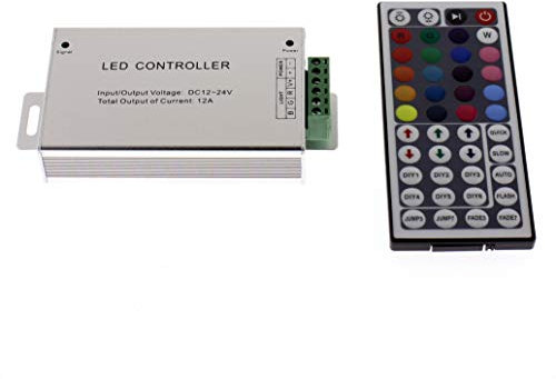 IR RGB Stripe Controller 44 Key Alu 12A