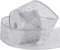 RUSPEPA Wired Christmas Holiday Band - Silver Swirl Sheer Glitter Band - 63 mm X 22 m Jede Rolle - Silver Wired Edge