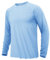 KEFITEVD Men's Quick Dry Long Sleeve T Shirts Summer Lightweight Swimwear Tops for Sports Blue, L