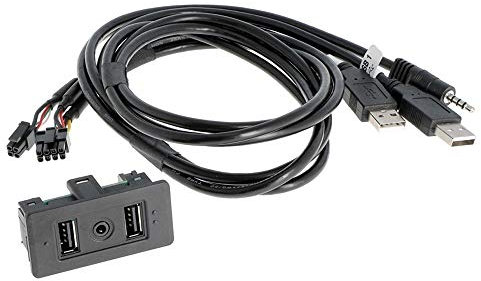 Maxxcount USB + AUX Einbaubuchse kompatibel mit VW Golf VII