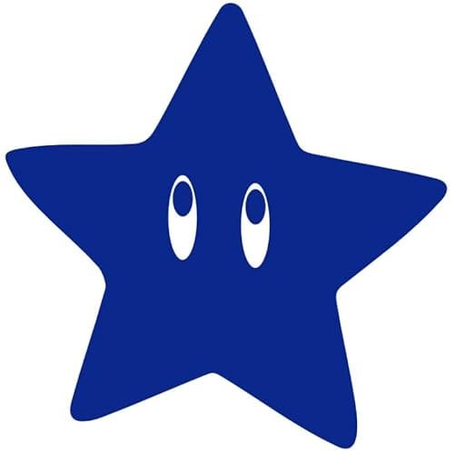 Decus Shop Mario Stern XL 1401 (blau) // Sticker OEM JDM Style Aufkleber
