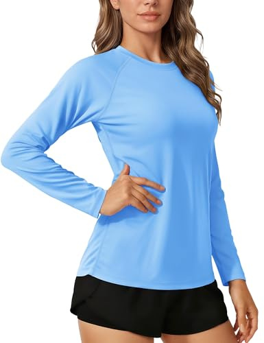 TACVASEN Womens Long Sleeve Tops UV Sun Protection Shirt UPF 50+ Outdoor Performance T-Shirt