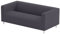 Sofa Pro Der Klippan Loveseat Bezug, kompatibel mit IKEA Klippan Loveseat Schonbezug, als Ersatz für Sofabezug. Nur Polyester, Dunkelgrau