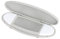 Baoblaze Sonnenblende Spiegel Auto Kosmetikspiegel, Auto Sonnenblende HD Make-up Spiegel, Tragbarer Sonnenschutz Spiegel, Car Makeup Sun Visor Mirror Cover für Mini R55 R56 R60 2007-2014, grau