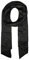 PIECES Women's Pcpyron Long Scarf Noos Bc Schal, Black/Detail:Gold Lurex, ONE Size
