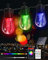 Lichterkette Außen Solar, 15M 25LED RGB Smart Solar Lichterkette Aussen 16 Millionen Farben, 8 Modi Solar Lichterkette Mit USB, IP65 Wasserdicht Lichterkette Für Garten, Party Camping Deko