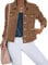 Roskiky Damen Jeansjacke Taillierte Sommerjacke Damen Jeansjacke Braune Damen Jeansjacke Damen Zurück zur Kleidung Braun Größe M passt 40–42