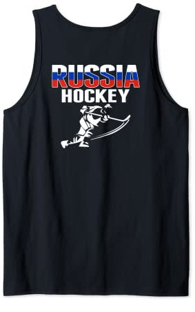 Russland Eishockey Fans Trikot Russian Hockey Team Supporter Tank Top