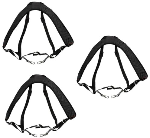 Supvox 3 Stk Djembe-gurt Gurtzeug Für Sopran Gurtzeug Für Bariton Schultergurt Aus Leder Tamburin-gurt Afrikanischer Handtrommelriemen Afrikanische Hand Liner Sandwich-mesh Einstellbar