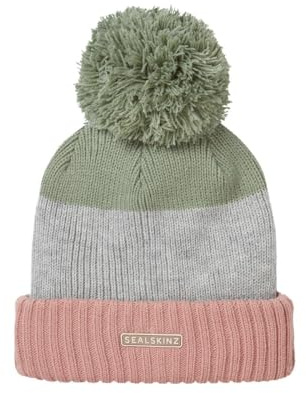 SealSkinz Unisex Beanie-Mütze Flitcham - Waterproof Cold Weather Bobble Hat