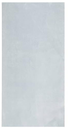 vidaXL Teppich HUARTE Kurzflor Weich und Waschbar Blau 100x200 cm