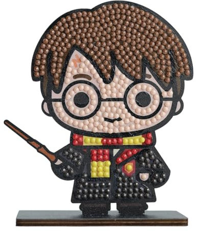 CRYSTAL ART Harry Potter Harry Potter Holzfigur zum Diamantieren und Sammeln, Komplettset