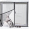 LINGXIYA Pantalla de ventana de gato de tamaño personalizado, red de seguridad para gatos, protección de malla para mosquitos, mosquitera, malla protectora para balcón, ventana de patio