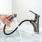 CCKUHN Wasserhähne, Wasserhahn, Küchenarmatur für die Arbeitsplatte, ausziehbarer Waschtischhahn aus Kupfer, heißes und kaltes Waschbecken, Handwaschbecken, Wasserhahn