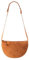 HOLZRICHTER Berlin Moon Bag No 1 - Premium Halbmond Leder-Crossbody-Tasche - Veloursleder