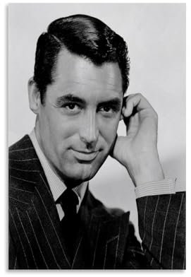 ZBSXLBNG Cary Grant Poster Dekorative Malerei Leinwand Wandkunst Wohnzimmer Poster Schlafzimmer Malerei 12x18inch(30x45cm)