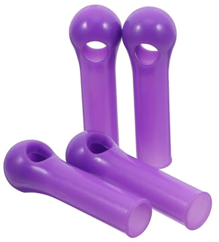 CIYODO 4pcs Mop Handle Replacement Grips for Broom Stick Comfortable Plastic Sleeve for Broom Handle End Cap