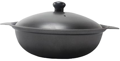 GRIRIW Tontopf Für Reis Und Hühnerauflauf Hitzebeständig Sicher Und Langlebig Mit Deckel Als Reisbehälter Und Hühner-tontopf-behälter Für Hause