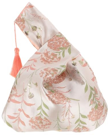 BESPORTBLE Japanische Handgelenktasche Im Antiken Stil Für Damen Kleine Stofftasche Hanfu Accessoire Leichte Tragbare Tasche Für Alltag Und Festliche Anlässe
