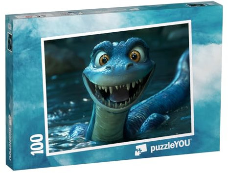 puzzleYOU: Puzzle 100 Teile „Donny Dino taucht auf“ – aus der Puzzle-Kollektion Kinderpuzzle