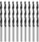 10 PCS Brocas para Madera 3mm, Broca helicoidal para madera, Brocas en espiral para madera, Ideal para Madera, Plástico y Caucho, Alta Durabilidad