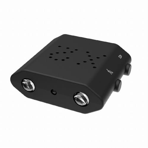 Sirxlevcy Mini Telecamera HD 1080P con Rilevamento del Movimento, Videoregistratore DV, IR-Cut, Visione Notturna, Piccole Videocamere, Registrazione in Loop, Telecamera Spia