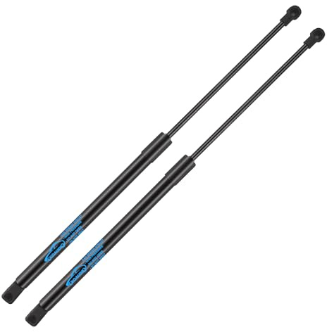 2X Verin de Coffre pour Peugeot 207 (2006-2015) pour #8731L7, 9659789480 | Voiture Vérin Coffre Noir Verin Hydraulique de Coffre Acier au Carbone Verin a Gaz