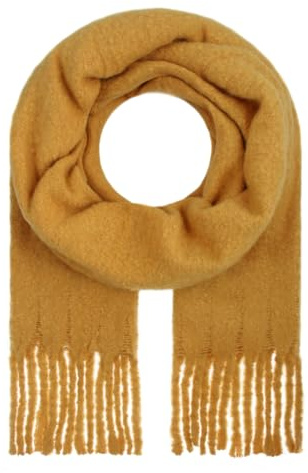 Majea Damenschal Winterschal Strickschal Damen Schal (880040) (senfgelb 20)