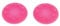 OSTENT 6 x Custodia proteggi pad per joystick analogico compatibile per controller Microsoft Xbox One - colore rosa